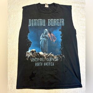 Dimmu Borgir Vintage Concert T-Shirt Tour Large Death Cult Armageddon By Thunder